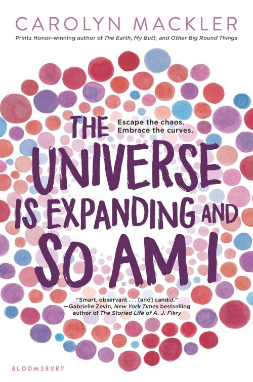 Cover of the book The Universe Is Expanding and So Am I by Carolyn Mackler, Bloomsbury Publishing
