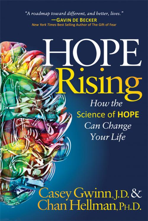 Cover of the book Hope Rising by Casey Gwinn, J.D., Chan Hellman, Ph.D, Morgan James Publishing