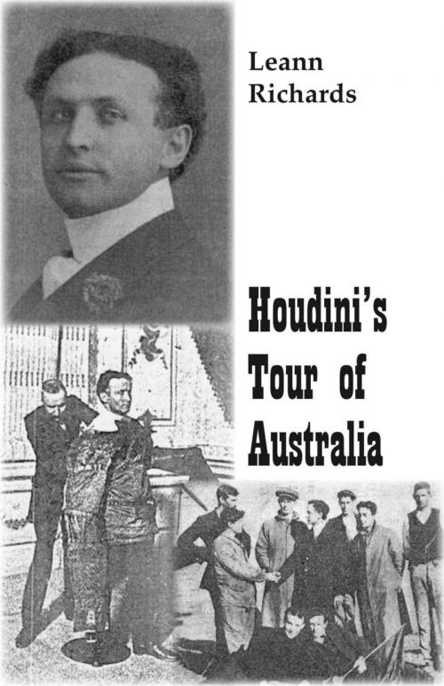 Cover of the book Houdini's Tour of Australia by Leann Richards, Ginninderra Press