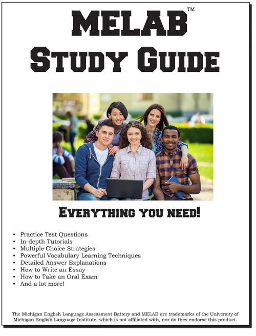 Cover of the book MELAB Study Guide by Complete Test Preparation Inc., Complete Test Preparation Inc.