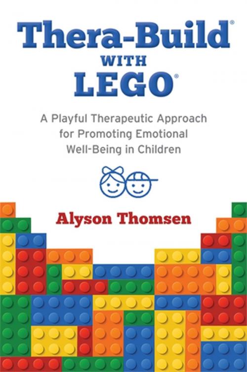 Cover of the book Thera-Build® with LEGO® by Alyson Thomsen, Jessica Kingsley Publishers
