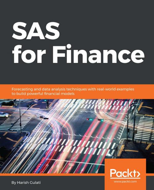 Cover of the book SAS for Finance by Harish Gulati, Packt Publishing