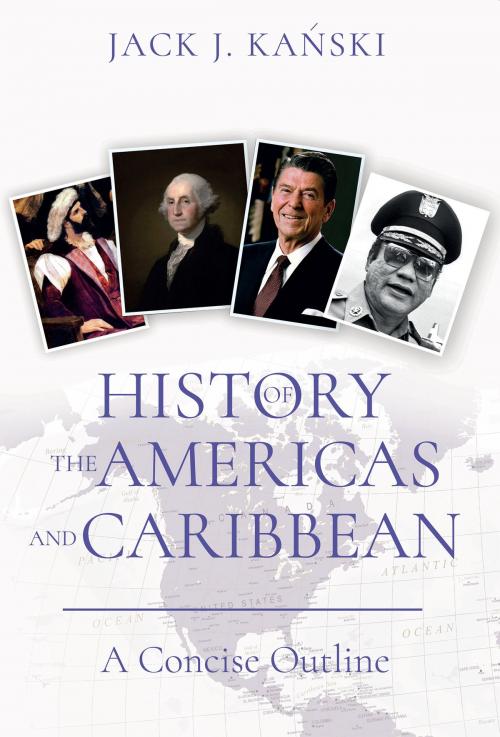 Cover of the book History of the Americas and Caribbean by Jack J. Kanski, Troubador Publishing Ltd