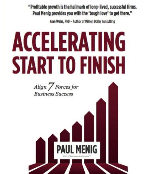 Cover of the book Accelerating Start to Finish by Paul Menig, Kitsap Publishing