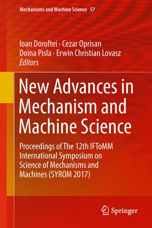 Cover of the book New Advances in Mechanism and Machine Science by , Springer International Publishing