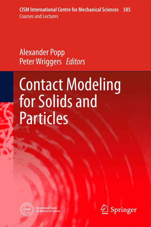 Cover of the book Contact Modeling for Solids and Particles by , Springer International Publishing