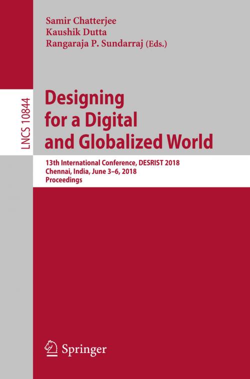 Cover of the book Designing for a Digital and Globalized World by , Springer International Publishing
