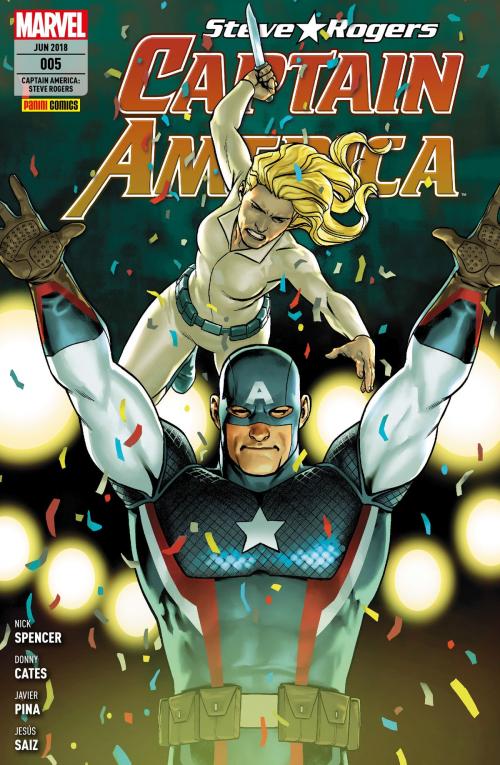 Cover of the book Captain America: Steve Rogers 5 - Der Anschlag by Nick Spencer, Marvel bei Panini Comics