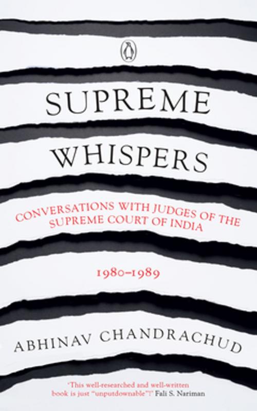 Cover of the book Supreme Whispers by Abhinav Chandrachud, Penguin Random House India Private Limited