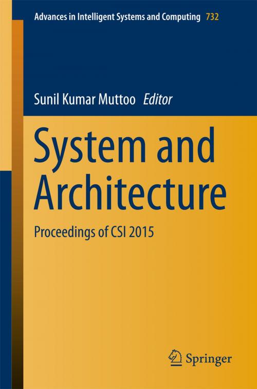 Cover of the book System and Architecture by , Springer Singapore