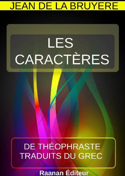 Cover of the book Les Caractères by Jean de La Bruyère, Bookelis