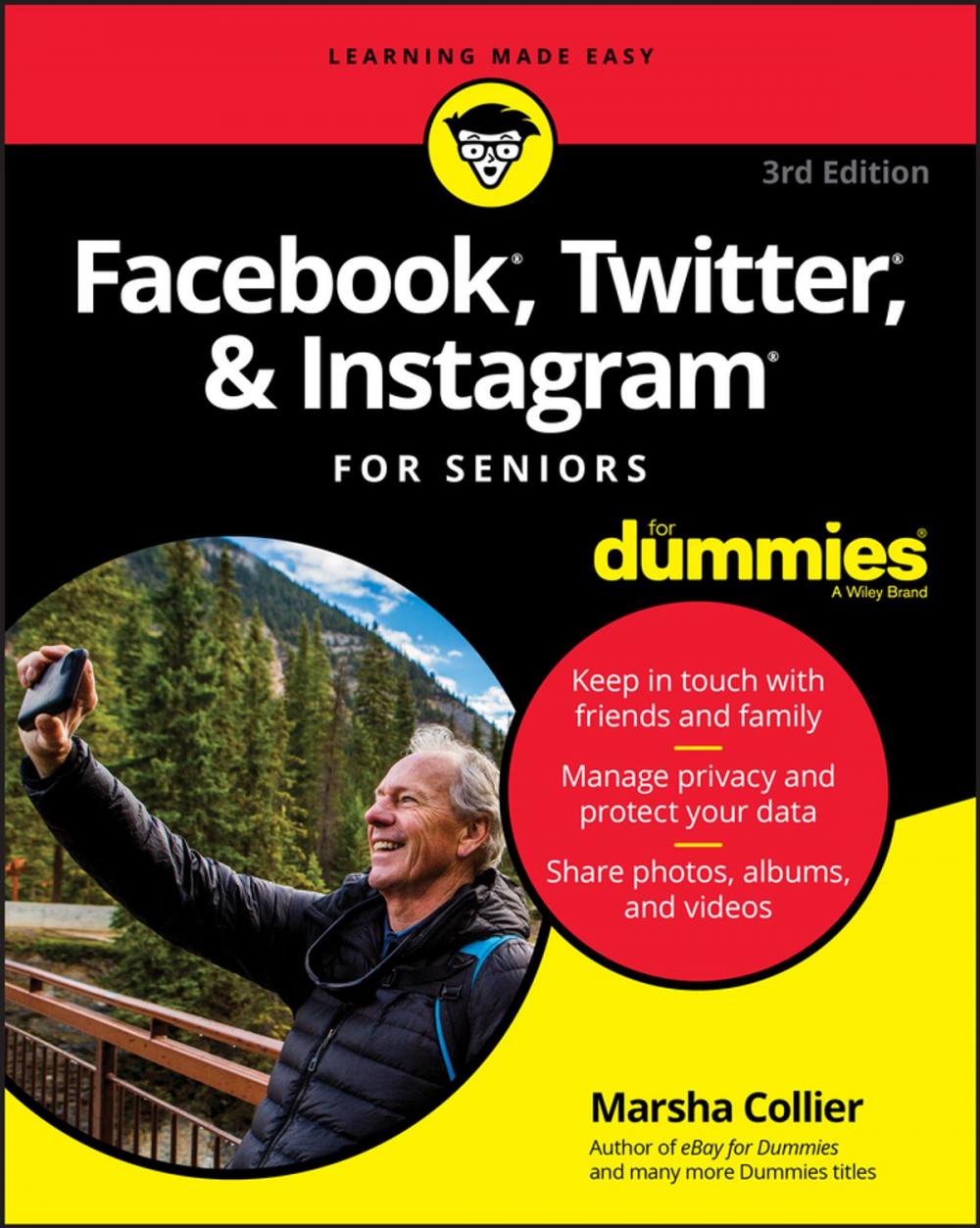 Big bigCover of Facebook, Twitter, and Instagram For Seniors For Dummies