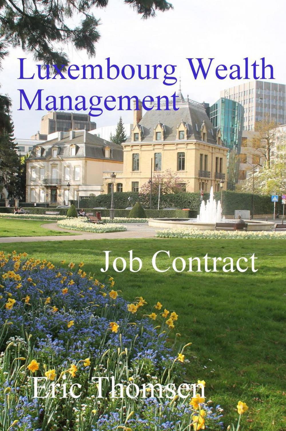 Big bigCover of Luxembourg Wealth Management Job Contract