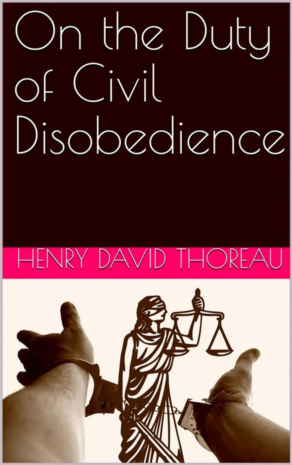 Big bigCover of On the Duty of Civil Disobedience