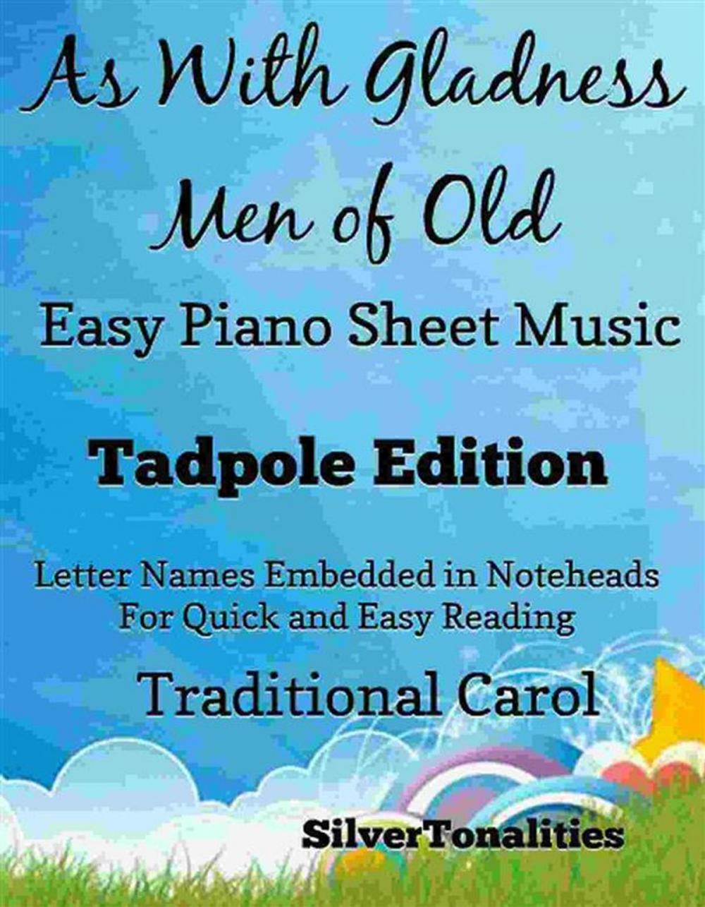 Big bigCover of As With Gladness Men of Old Easy Piano Sheet Music Tadpole Edition