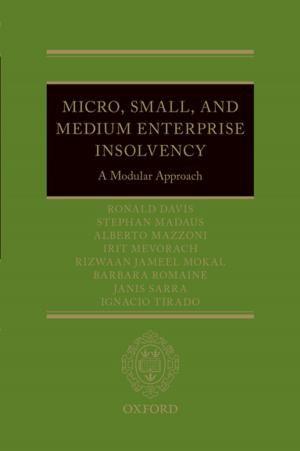 Cover of the book Micro, Small, and Medium Enterprise Insolvency by Andrew Staniforth, Police National Legal Database (PNLD), Clive Walker, Stuart Osbourne QPM
