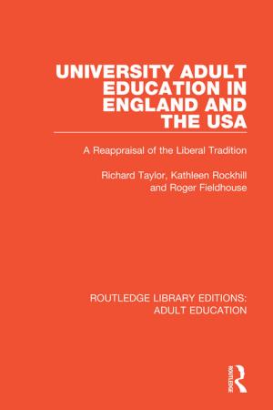 Cover of the book University Adult Education in England and the USA by Jennifer Klein Morrison, Matthew Greenfield