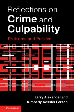 Book cover of Reflections on Crime and Culpability