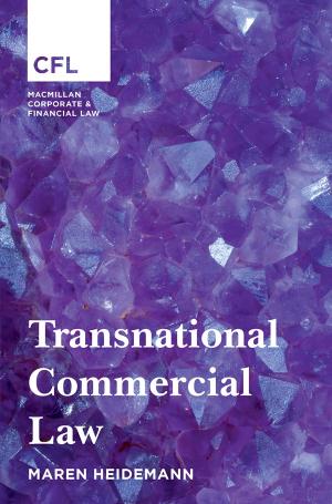 Cover of the book Transnational Commercial Law by Mohammed Rafiq, Rosemary Varley