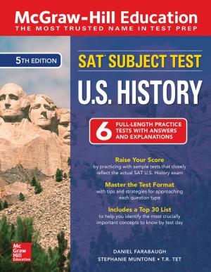 Cover of McGraw-Hill Education SAT Subject Test U.S. History, Fifth Edition