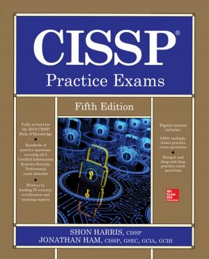 Cover of the book CISSP Practice Exams, Fifth Edition by C. Martin Harris, MD, Gene Lazuta