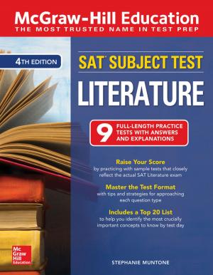 Cover of the book McGraw-Hill Education SAT Subject Test Literature, Fourth Edition by Derek M. Steinbacher, Steven R. Sierakowski