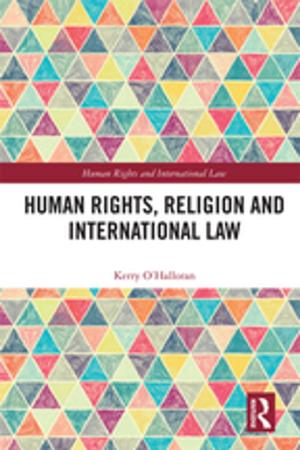 Cover of the book Human Rights, Religion and International Law by Jean Piaget
