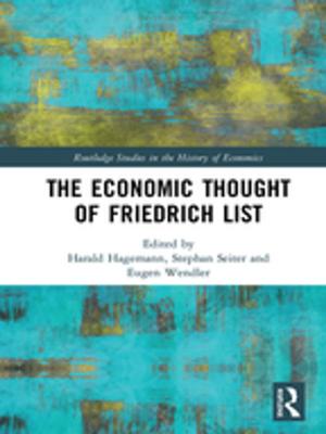 Cover of the book The Economic Thought of Friedrich List by Luria
