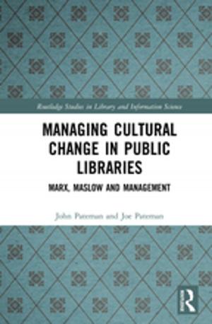 Cover of the book Managing Cultural Change in Public Libraries by Daron Burrows