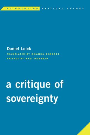 Cover of the book A Critique of Sovereignty by Mark Chou, Associate Professor of Politics, Jean-Paul Gagnon, Catherine Hartung, Lesley J. Pruitt