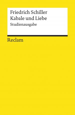 Cover of the book Kabale und Liebe. Studienausgabe by Sophokles, Kurt Steinmann, Kurt Steinmann