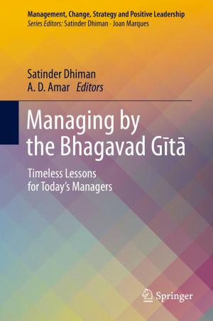 Cover of the book Managing by the Bhagavad Gītā by 