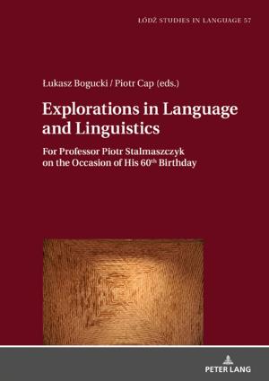 bigCover of the book Explorations in Language and Linguistics by 