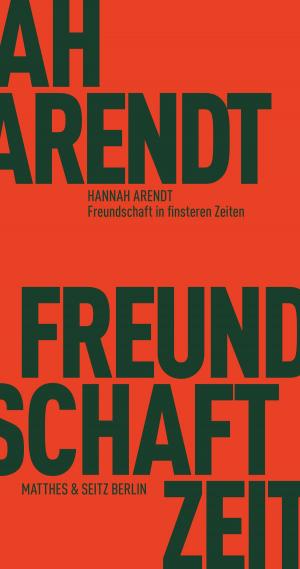 Book cover of Freundschaft in finsteren Zeiten