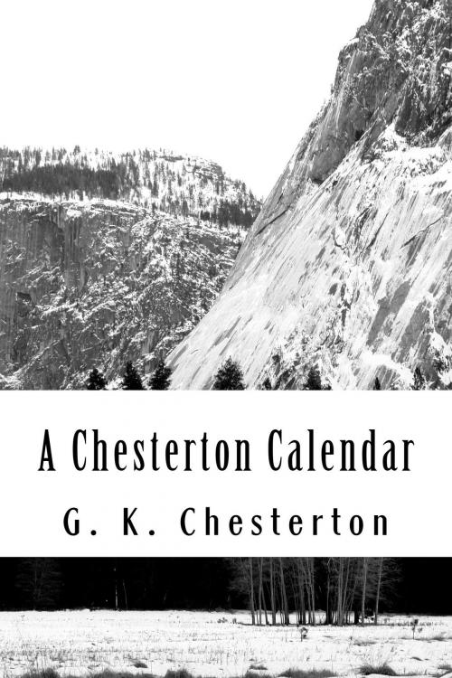 Cover of the book A Chesterton Calendar by G. K. Chesterton, kobobooks