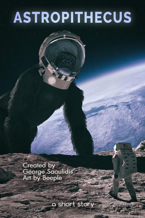 Cover of the book Astropithecus by George Saoulidis, Mythography Studios