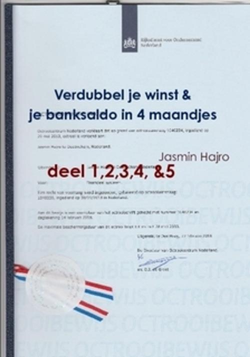 Cover of the book Verdubbel je winst & je banksaldo, in 4 maandjes by Jasmin Hajro, Hajro Groep & Jasmin Hajro