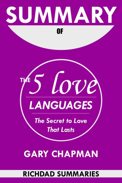 Cover of the book Summary Of The 5 Love Languages by Gary Chapman by David Read, DAVID READ