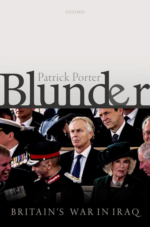 Cover of the book Blunder by Patrick Porter, OUP Oxford