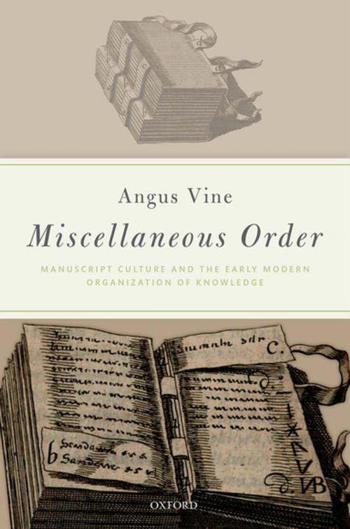 Cover of the book Miscellaneous Order by Angus Vine, OUP Oxford