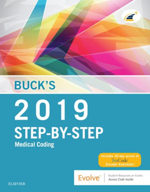 Cover of the book Buck's Step-by-Step Medical Coding, 2019 Edition E-Book by Elsevier, Elsevier Health Sciences