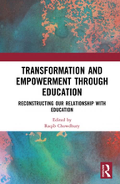 Cover of the book Transformation and Empowerment through Education by , Taylor and Francis