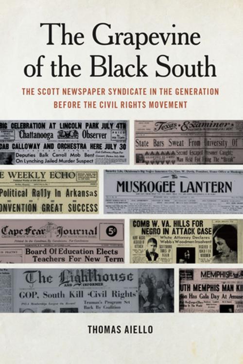 Cover of the book The Grapevine of the Black South by Thomas Aiello, Sarah Gardner, Jonathan Daniel Wells, University of Georgia Press