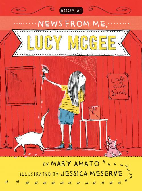 Cover of the book News from Me, Lucy McGee by Mary Amato, Holiday House