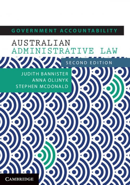 Cover of the book Government Accountability by Judith Bannister, Anna Olijnyk, Stephen McDonald, Cambridge University Press