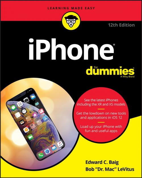 Cover of the book iPhone For Dummies by Edward C. Baig, Bob LeVitus, Wiley