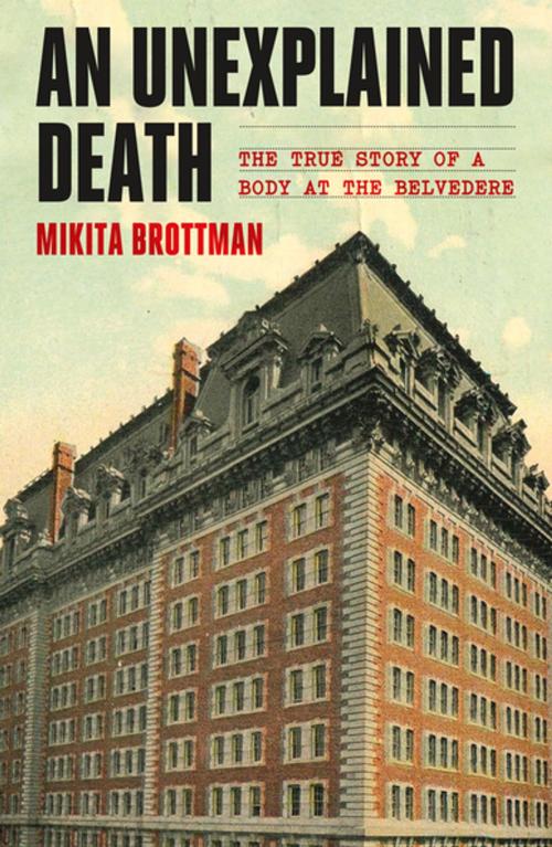 Cover of the book An Unexplained Death by Mikita Brottman, Henry Holt and Co.