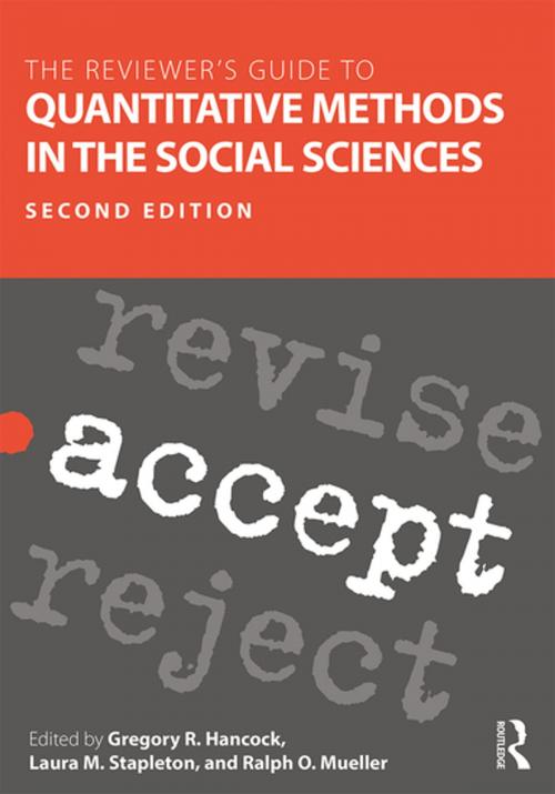 Cover of the book The Reviewer’s Guide to Quantitative Methods in the Social Sciences by , Taylor and Francis