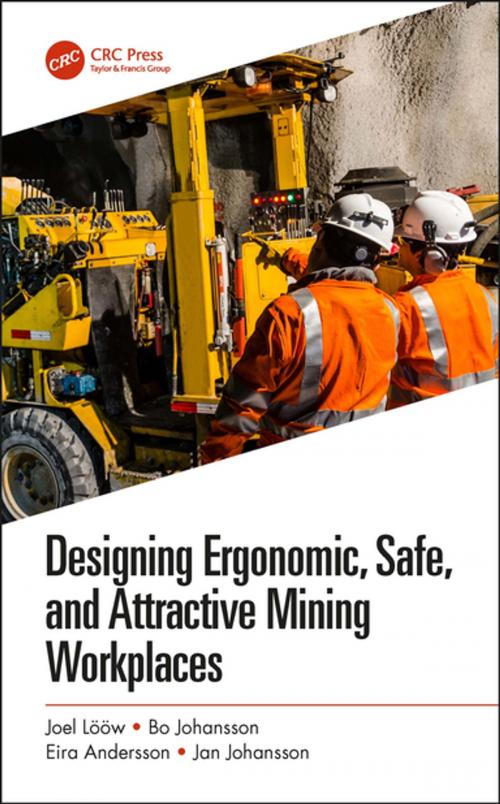 Cover of the book Designing Ergonomic, Safe, and Attractive Mining Workplaces by Joel Lööw, Bo Johansson, Eira Andersson, Jan Johansson, CRC Press