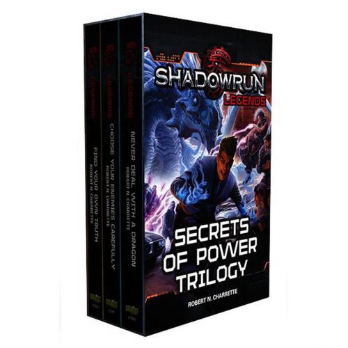 Cover of the book Shadowrun Legends: Secrets of Power Trilogy by Robert N. Charrette, Catalyst Game Labs